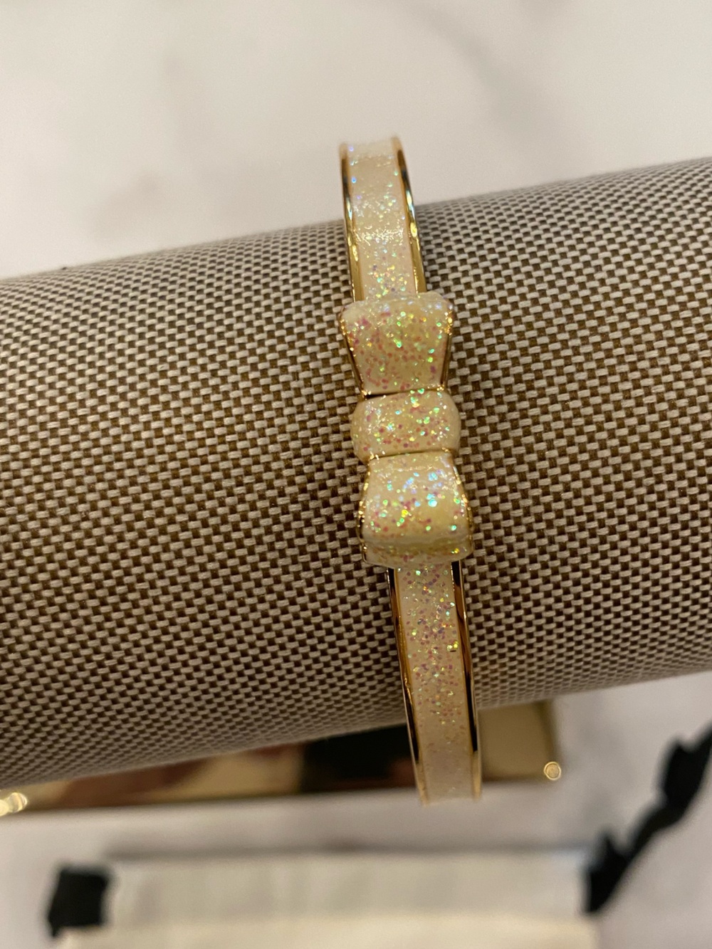 KATE SPADE Sparkling Glitter Yellow Opal Moon River Bracelet - Picture 2 of 6